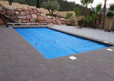 Manta térmica para piscinas